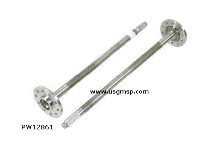 Axle: 10 bolt 30 spline 29.5 / 74.93mm long 67-9 GM (EACH)